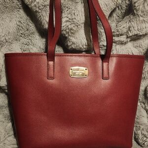 Michael Kors Crimson Red Tote Bag